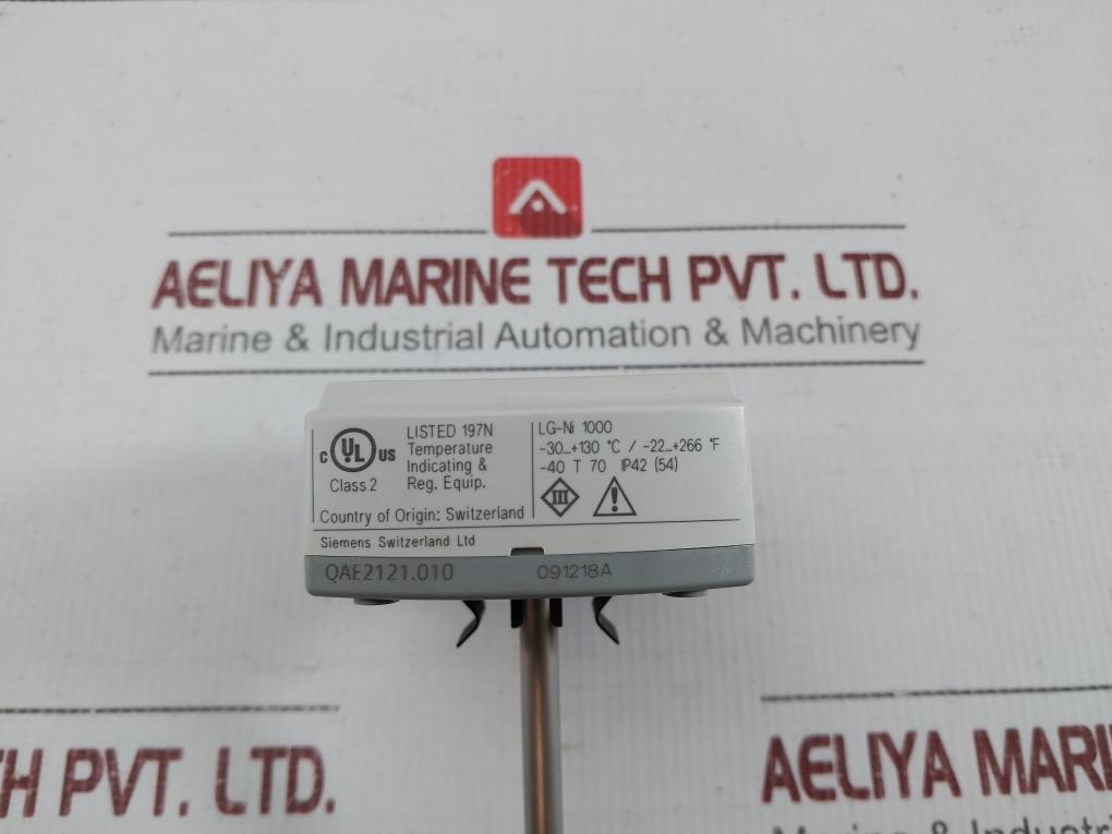 Qae2121.010 Siemens Immersion Temperature Sensor 120 Gm
