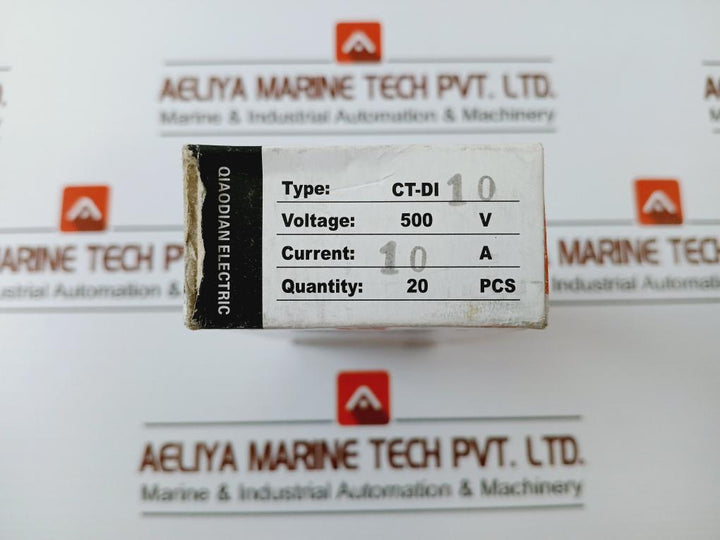 Lot of 10X QDQ CT-DI10 Ceramic Fuse 10A 500V