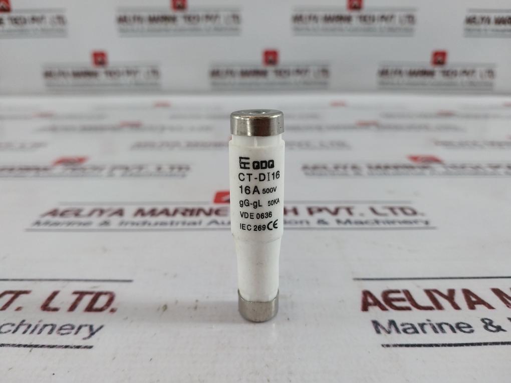 Lot Of 10X Qdq Ct-di16 Fuse Voltage Rating 500V
