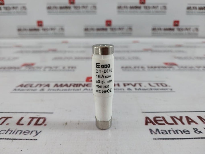 Lot of 10X Qdq Ct-di16 Fuse Voltage Rating 500v