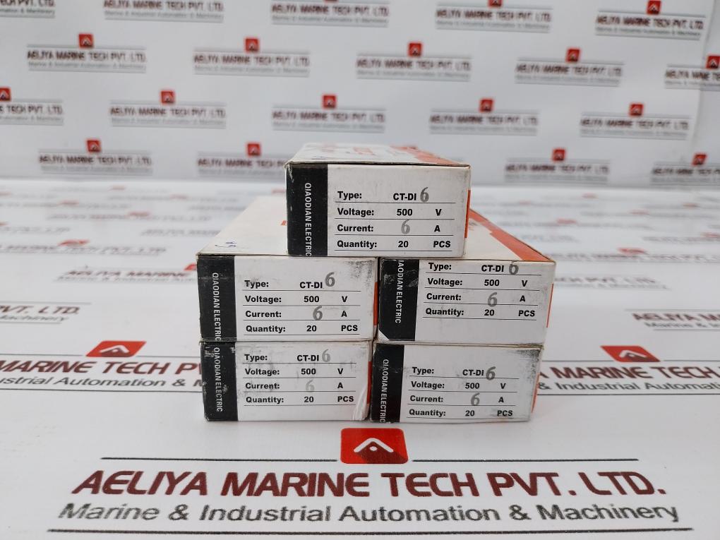 Lot Of 10x Qdq Ct-di6 Current Transformer 6a 500v Gg-gl 50ka