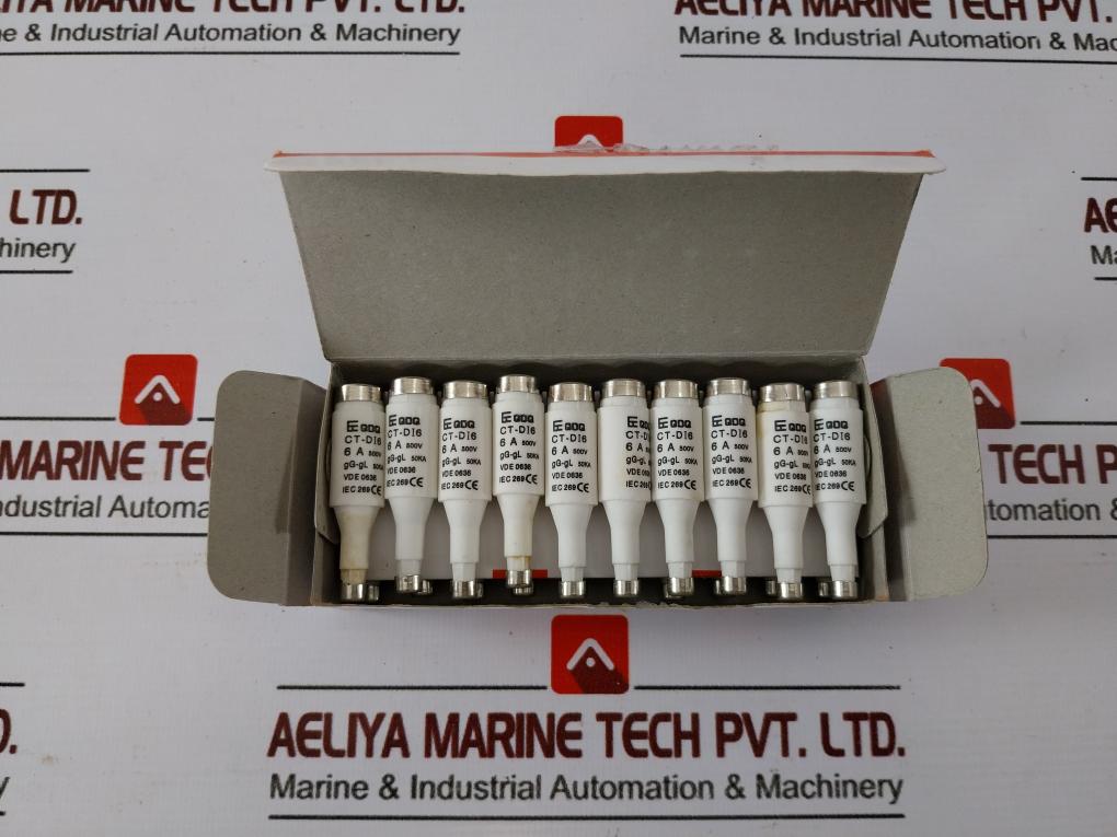 Lot Of 10x Qdq Ct-di6 Current Transformer 6a 500v Gg-gl 50ka