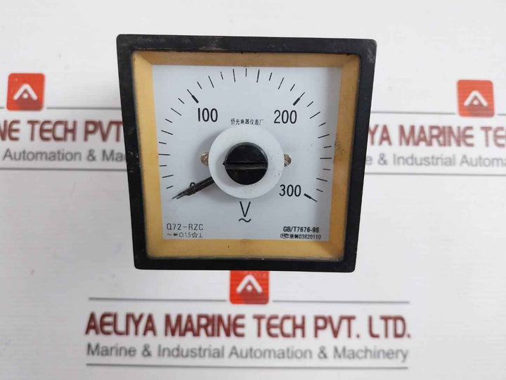 Qiaoguang Electric Q72-rzc Analog Voltmeter 0-300V