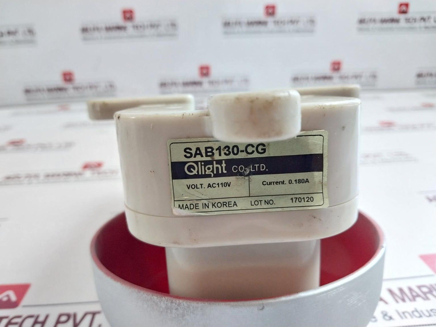 Qlight Sab130-cg Alarm Bell With Lamp Ac110V 0.180A