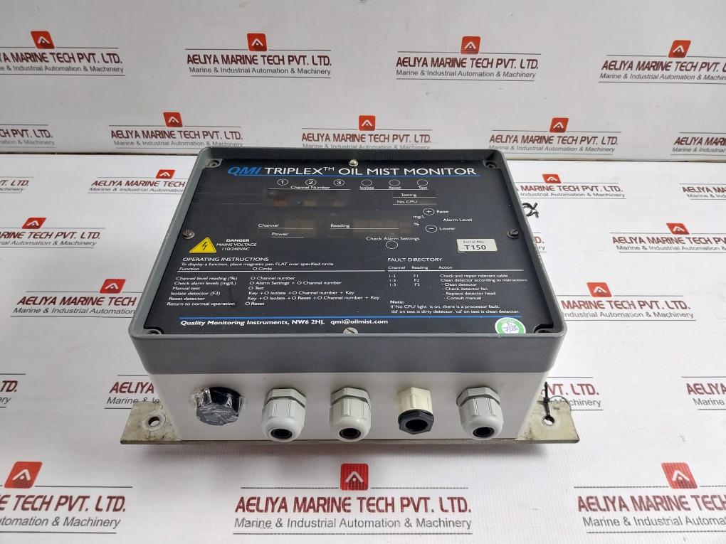 Qmi Triplex Oil Mist Monitor 110/240Vac Nw6 2Hl