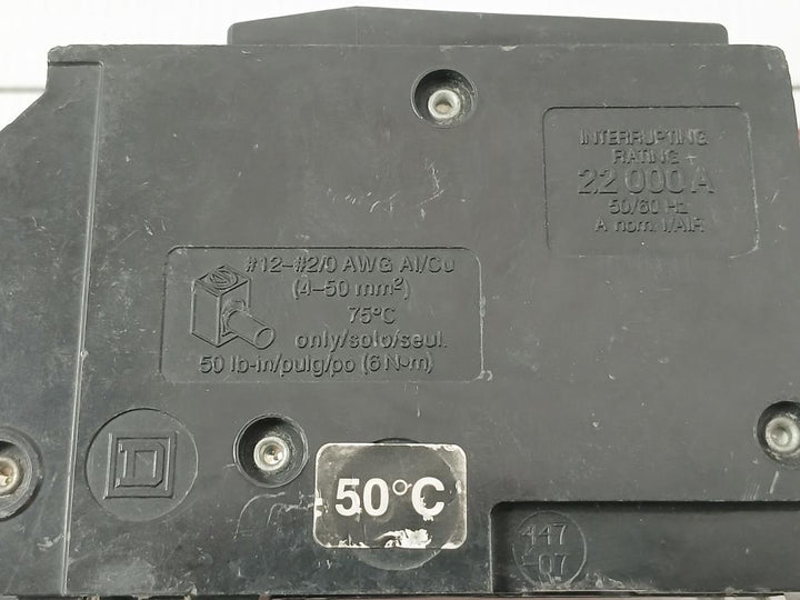 Qob350Vh35 Mini Circuit Breaker 240V/22Ka/50-60Hz Schneider Electric