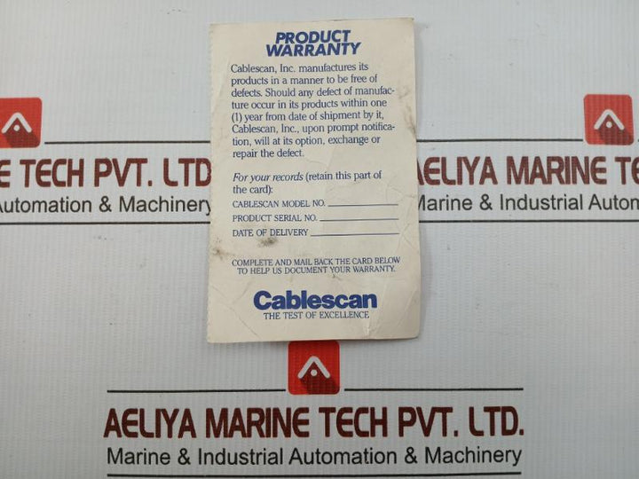 Qs-200S High Voltage Scanner 115V 48-62Hz Cablescan