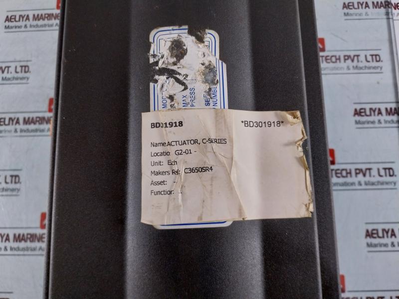 Quadrant C-3650Sr4 C-series Pneumatic Rack & Pinion Actuator 120 Psi