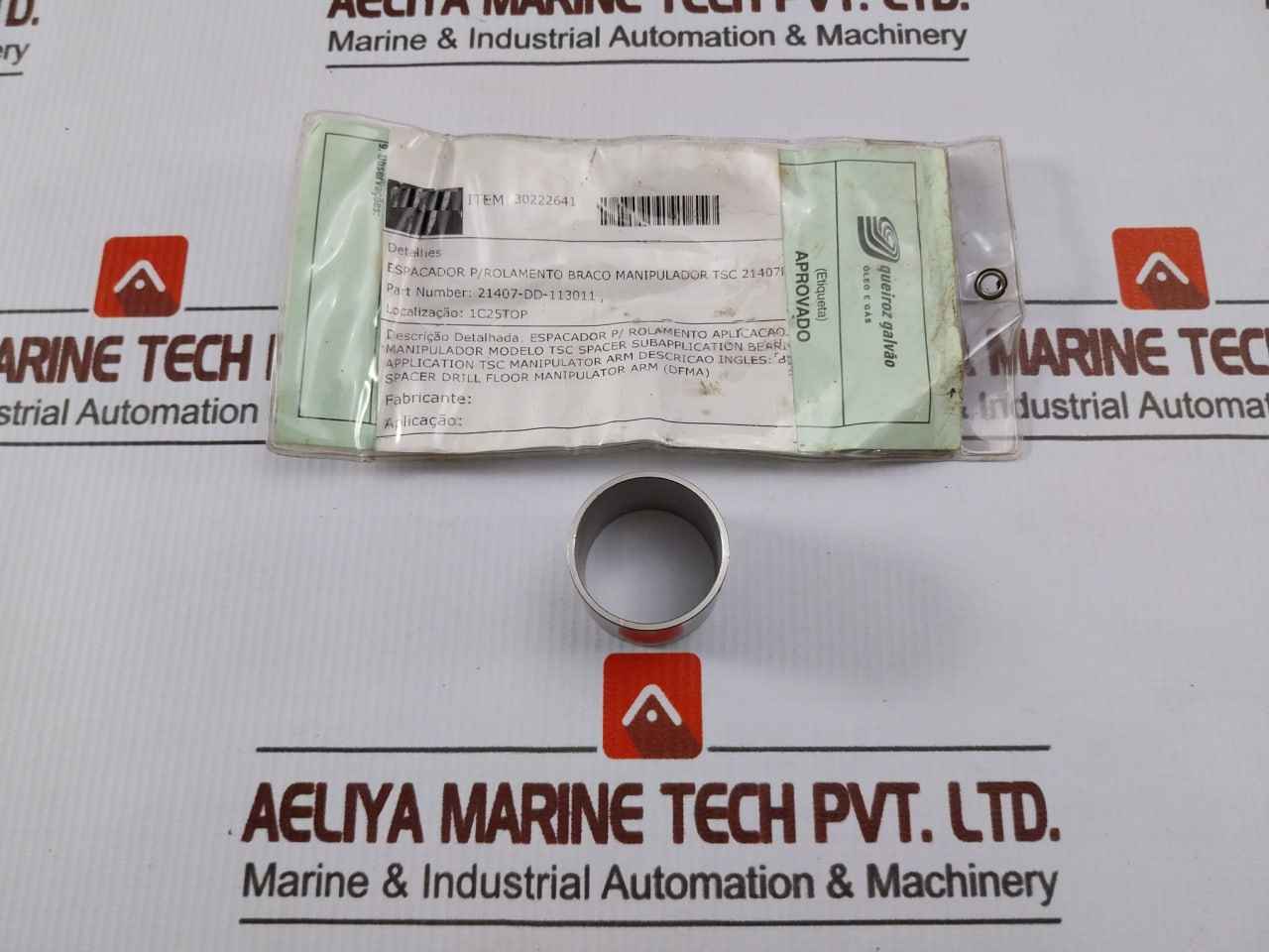 Queiroz Galvao 21407-dd-113011 Spacer For Manipulator Arm Bearing 21407,30222641