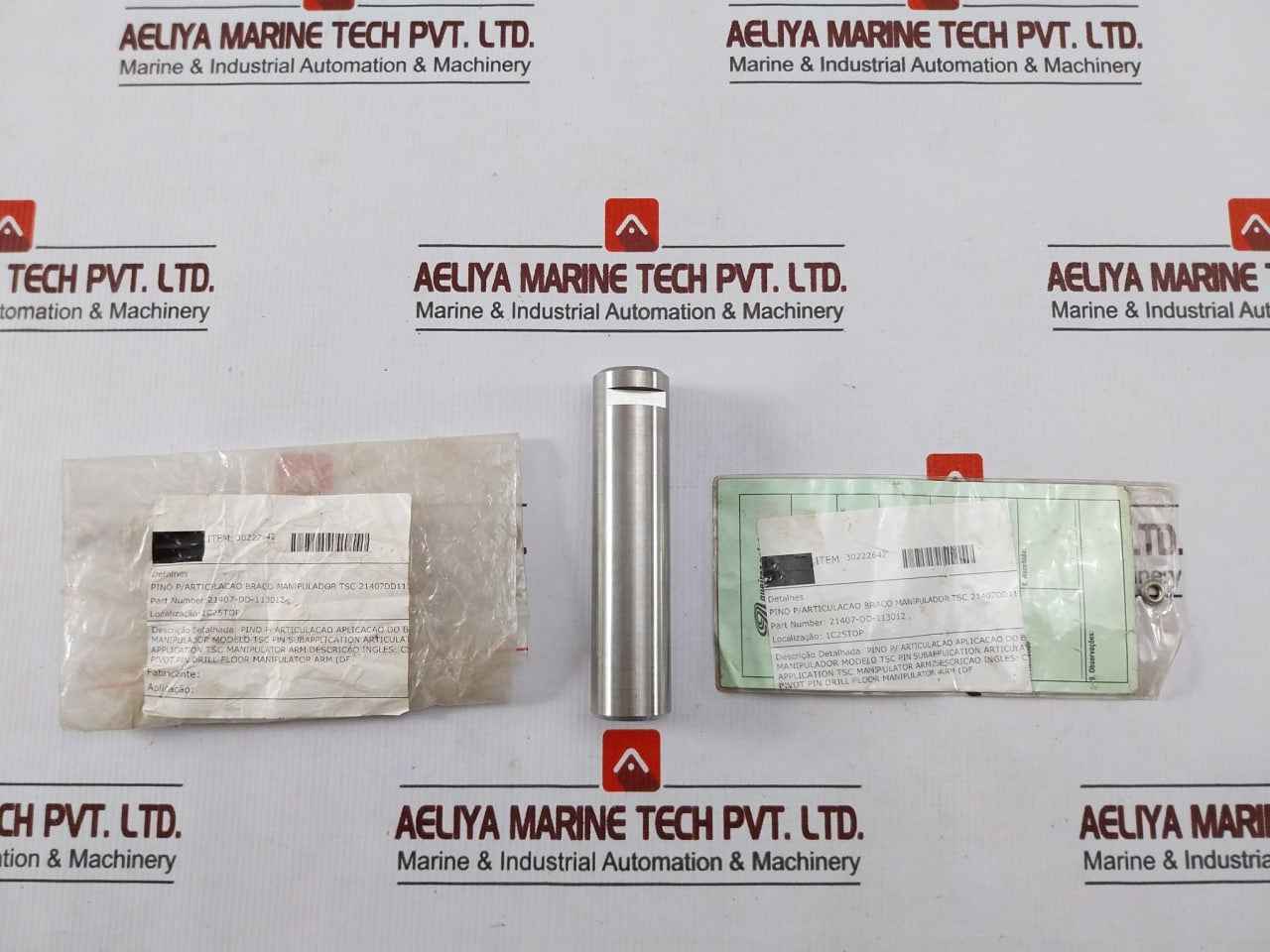 Queiroz Galvao 21407-dd-113012 Pivot Pin For Drill Floor Manipulator Arm