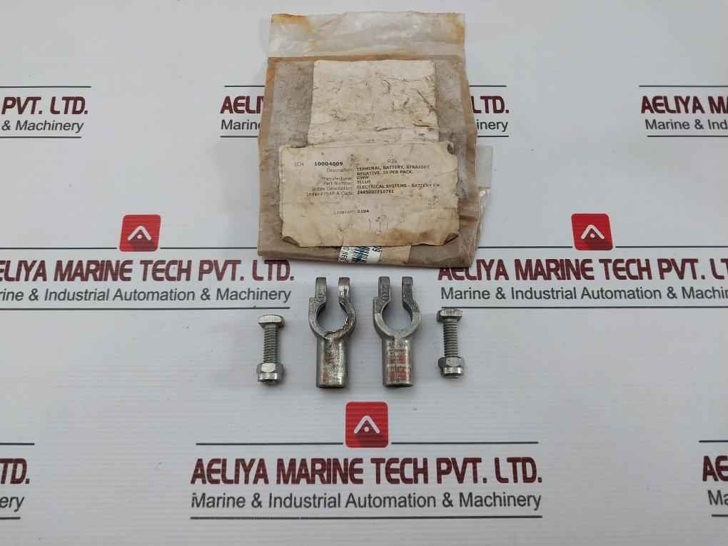 Quick 4020N Straight Negative Battery Terminal &amp; Connector Crimp
