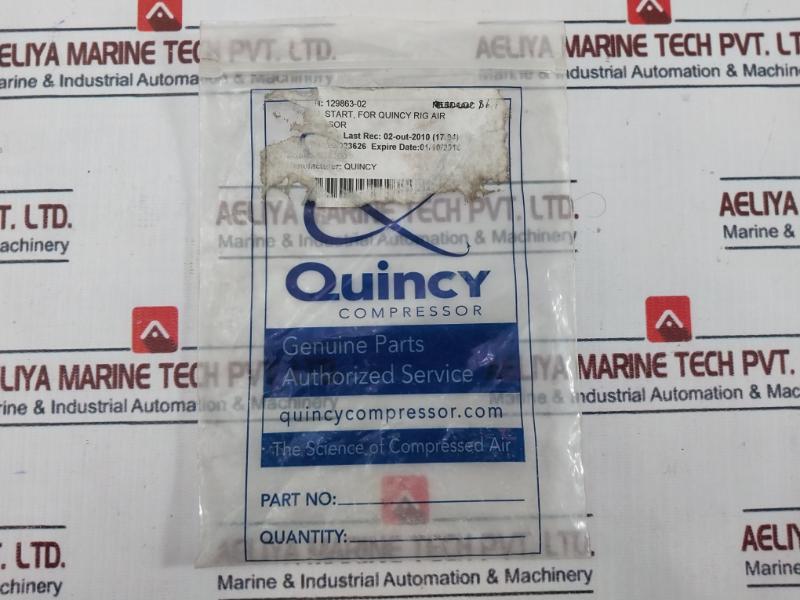 Quincy 129863-02 Green Pushbutton W/Siemens 3Sb3400-0B Contact Block Kit