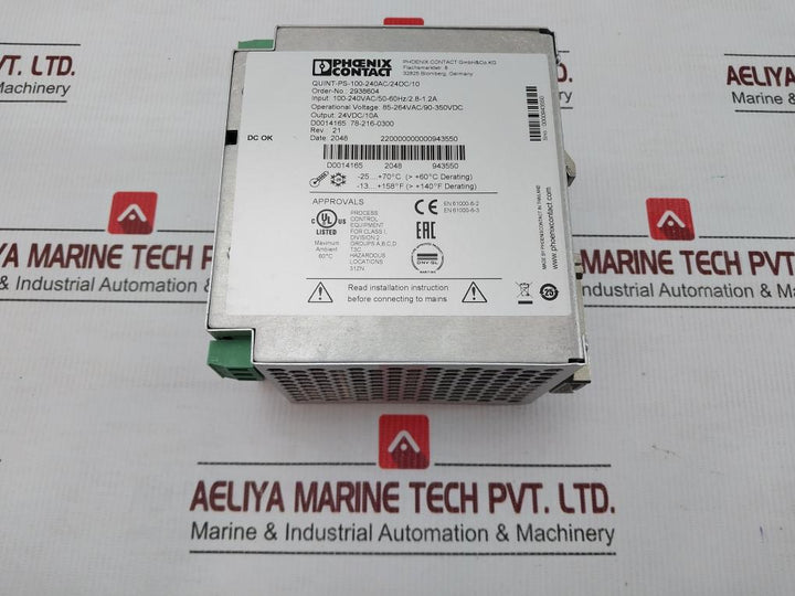 Quint-ps-100-240Ac-24Dc-10-Primary-switched-Power-Supply-Unit-Phoenix-Contact-209803-7