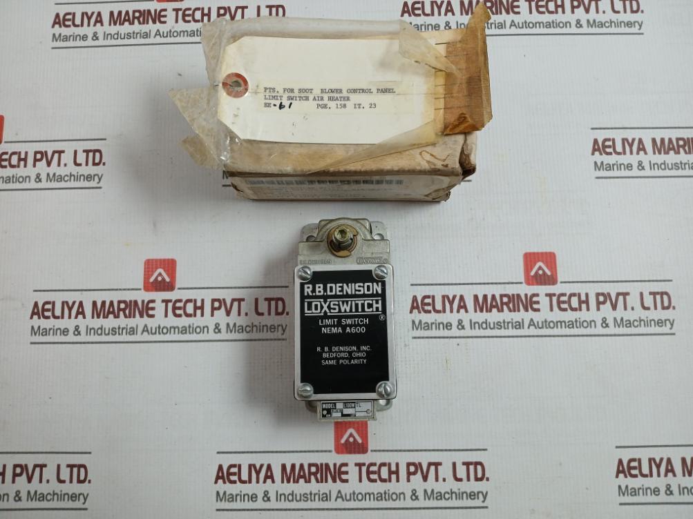 R.B. Denison L100W Tl Limit Switch Nema A600 847340-0021