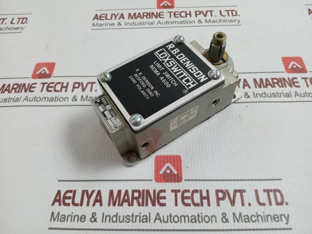 R.B. Denison L100W Tl Limit Switch Nema A600 847340-0021