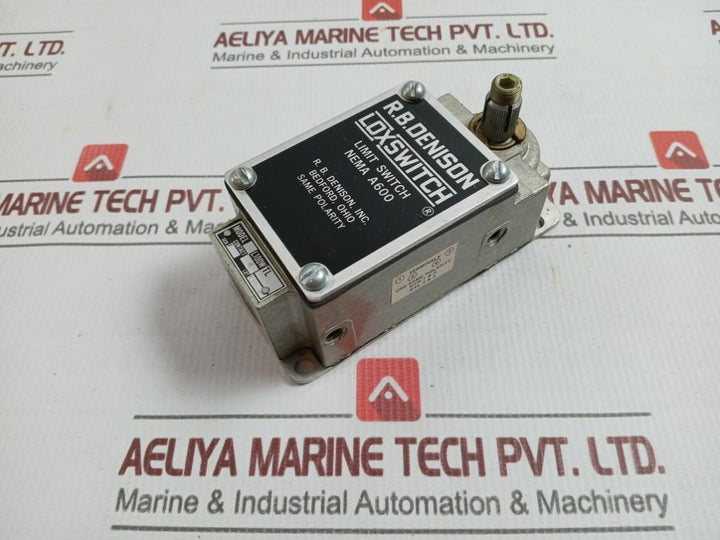 R.B. Denison L100W Tl Limit Switch Nema A600 847340-0021