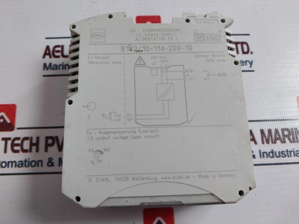 R.Stahl 9143/10-114-200-10 I.S. Power Supply Rev A