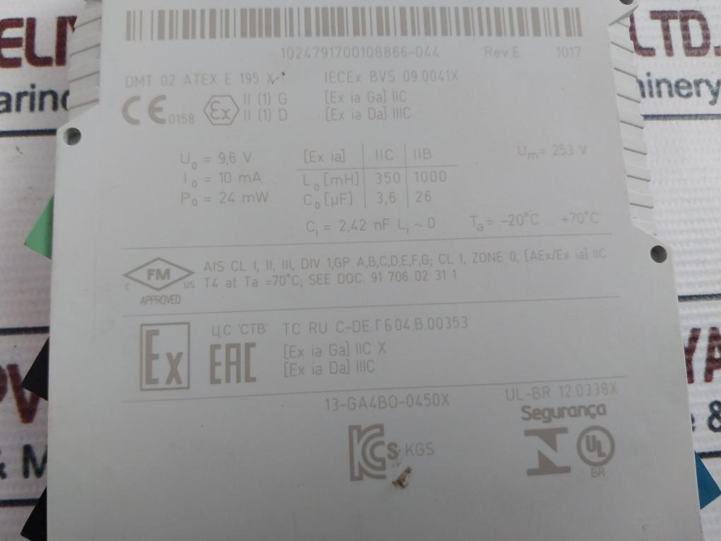 R.Stahl 9170/11-13-21 Switching Repeater 120…230 VAC