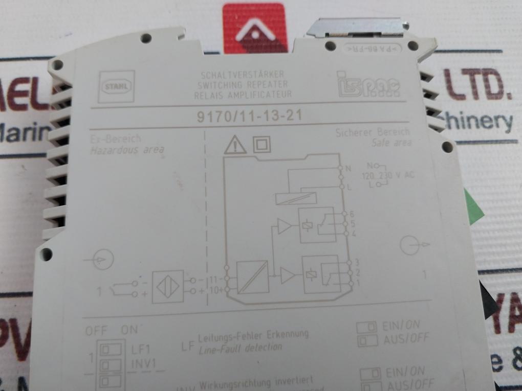 R.Stahl 9170/11-13-21 Switching Repeater 120…230 VAC