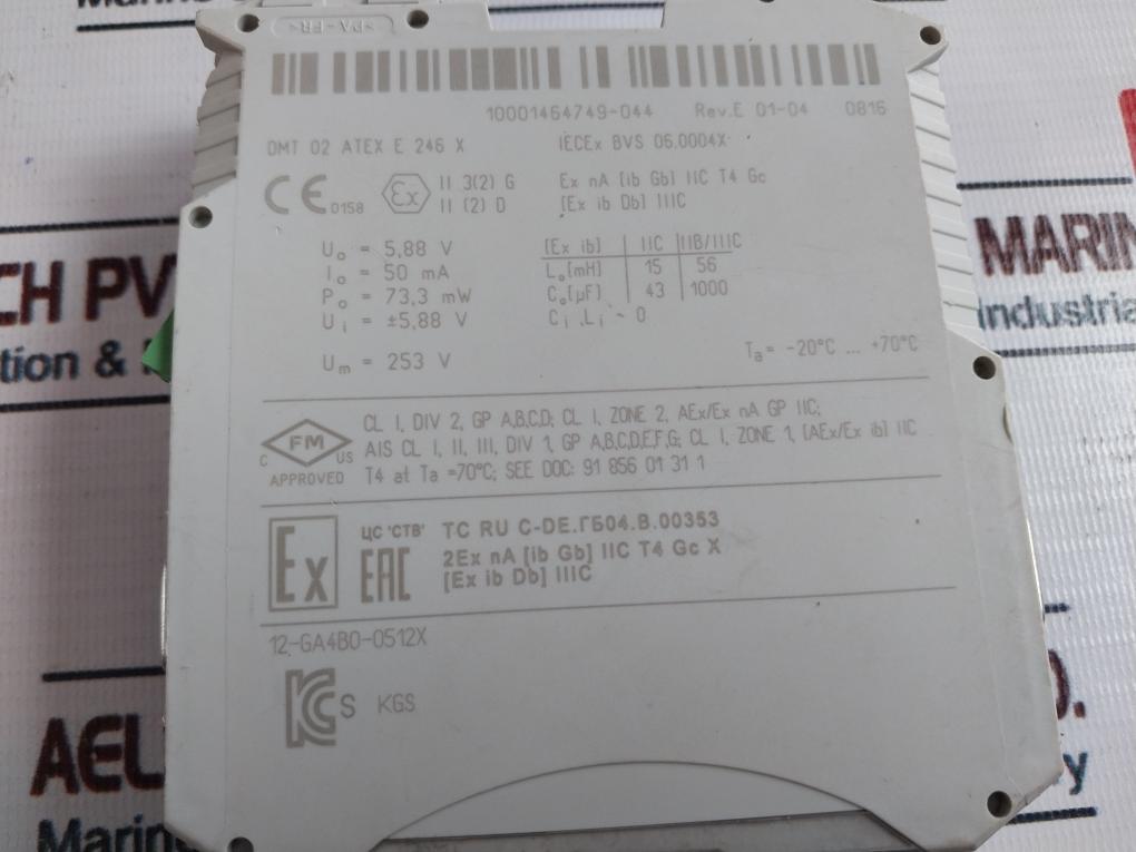 R.Stahl 9185/11-45-10 Fieldbus Isolating Repeater Rev E
