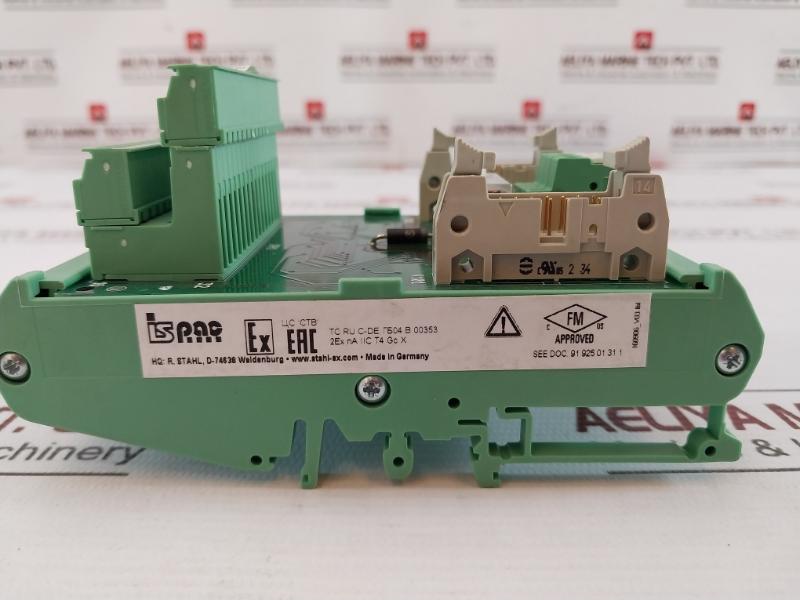 R.Stahl 9196/16H-xx0-03C Hart Termination Board Rev A -20C Ta+70C