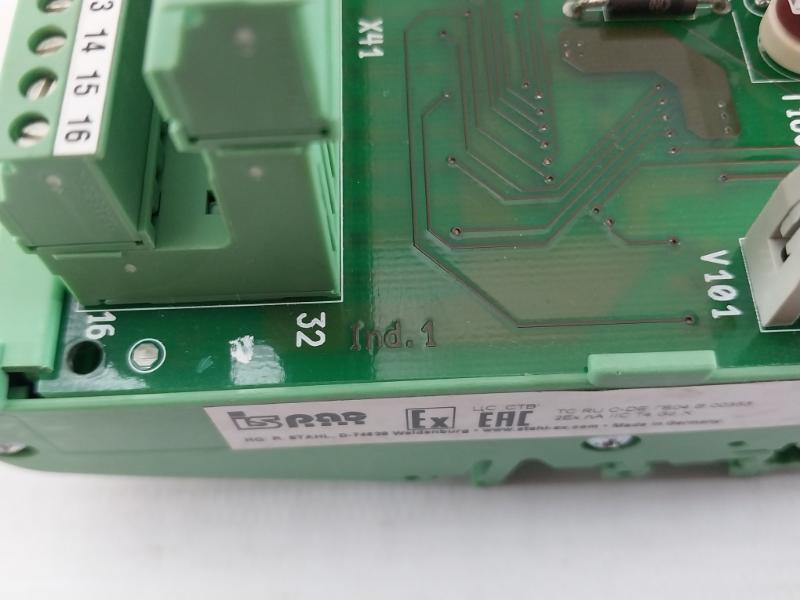 R.Stahl 9196/16H-xx0-03C Hart Termination Board Rev A -20C Ta+70C