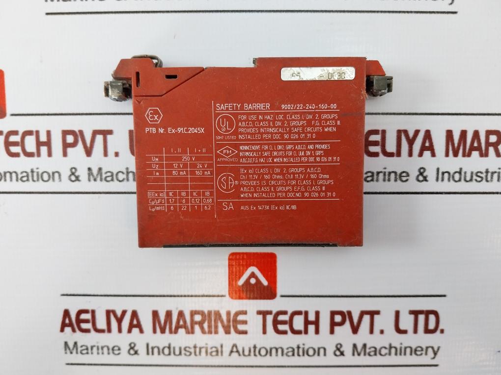 R.Stahl 9002/22-240-160-00 Safety Barrier PTB Nr.EX-91.C.2045X