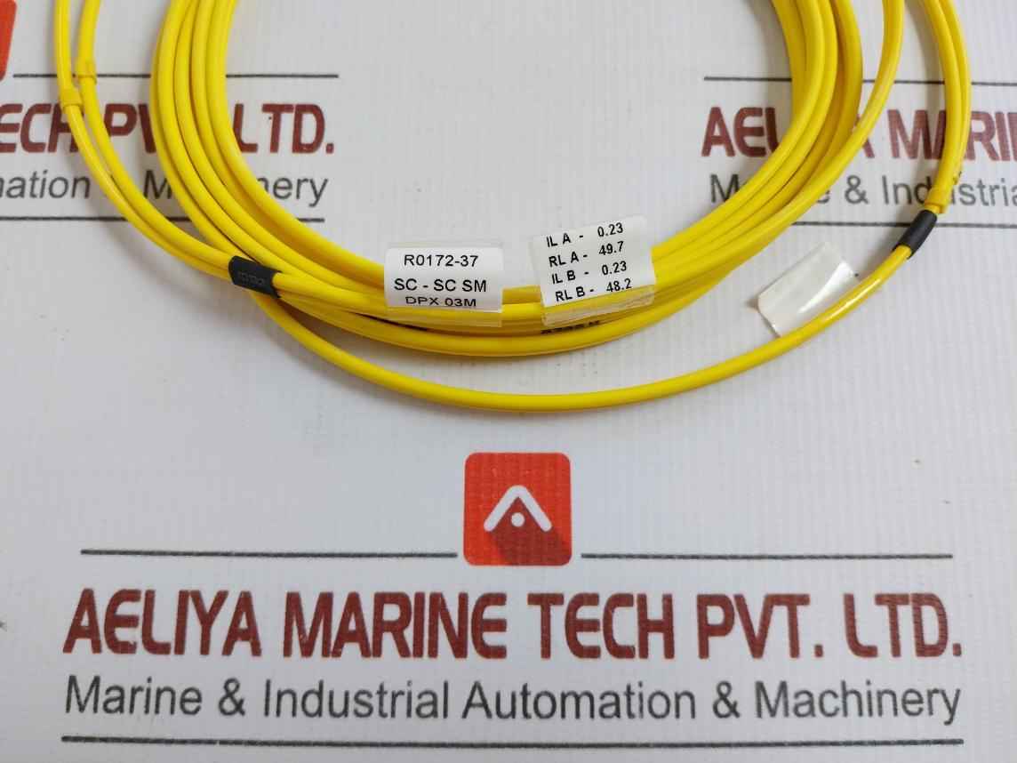 New Condition Fiber Optic Cable R0172-37 Sc-sc Sm Dpx 03M (9/125)