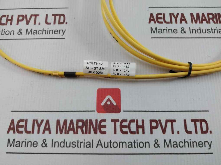 R0178-47 Fiber Optic Cable Sc-st Sm Dpx 02M (9/125)
