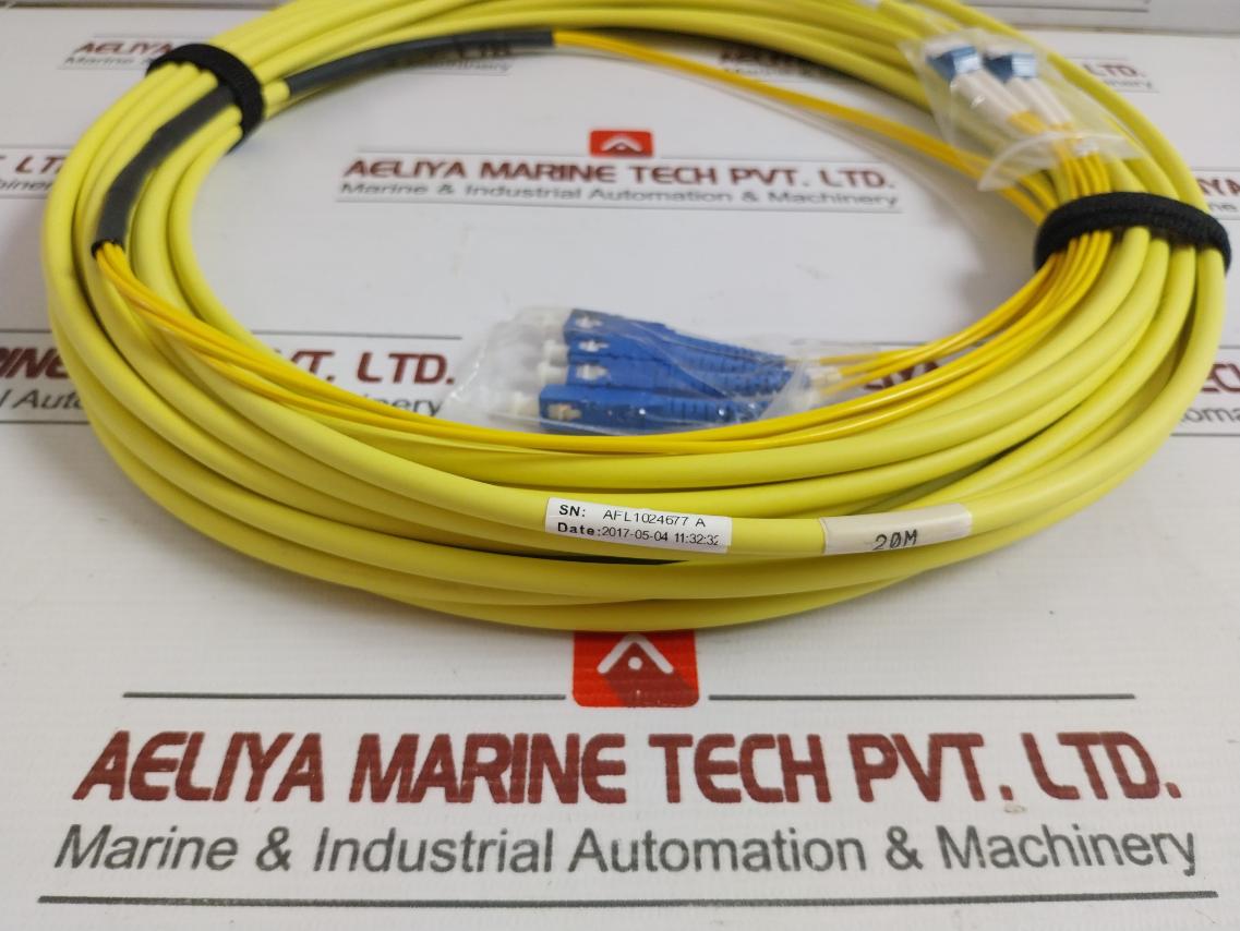 R1Lcsc20M-4-2911 Duplex Single Mode Fiber Optic Patch Cable 20M Brand Afl