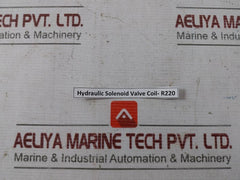 R220 Hydraulic Solenoid Valve Coil