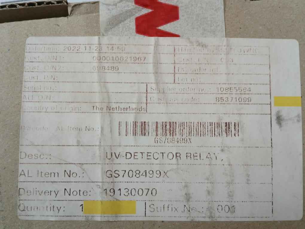 R4343 D1009 Flame Detector Relay 110V/50-60Hz Honeywell