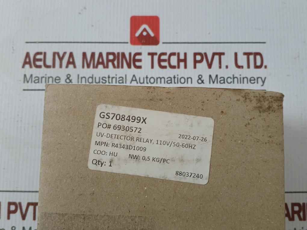 R4343 D1009 Flame Detector Relay 110V/50-60Hz Honeywell