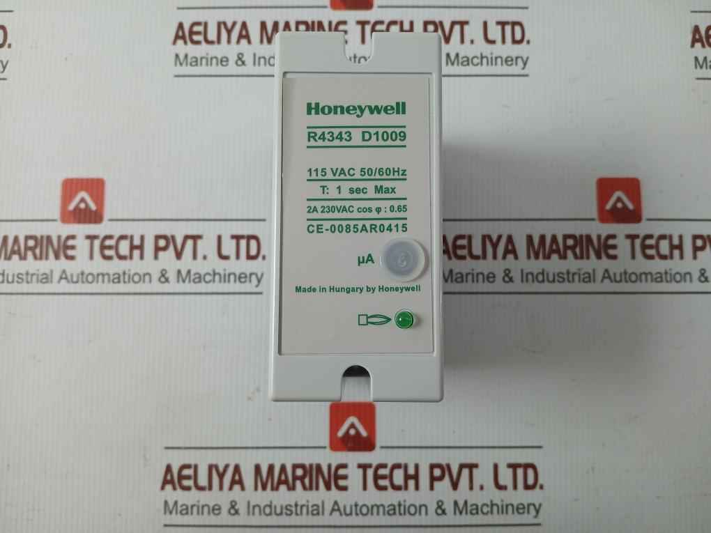 R4343 D1009 Flame Detector Relay 110V/50-60Hz Honeywell