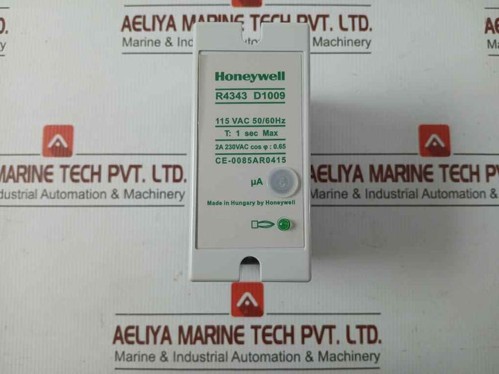 R4343 D1009 Flame Detector Relay 110V/50-60Hz Honeywell
