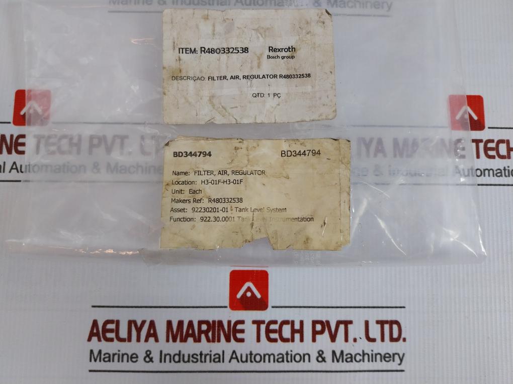 R480332538 Filter Pressure Regulator 0-120/145 Psi Aventics