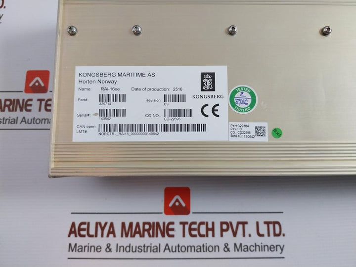 RAI-16XE-329714-Analogue-I-O-Controller-Module-Rev-B9-D-Kongsberg-210348-9