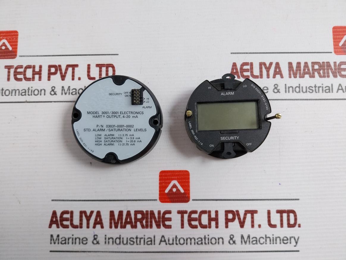 Rosemount 4-20 Ma Cca 3031-591 Lcd Display For Pressure Transmitter 03031-0193-0103