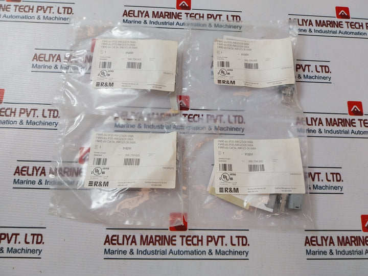 R&M Fm45-s/U Ip20-awg23/26-568A Plug And Plastic Housing