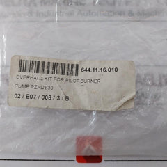 R+W Overhaul Kit For Pilot Burner Pump PZHDS30