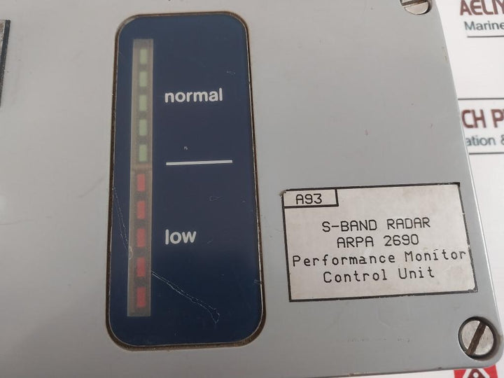 Racal 65472 AB Performance Monitor Control Unit ARPA 2690 Class B