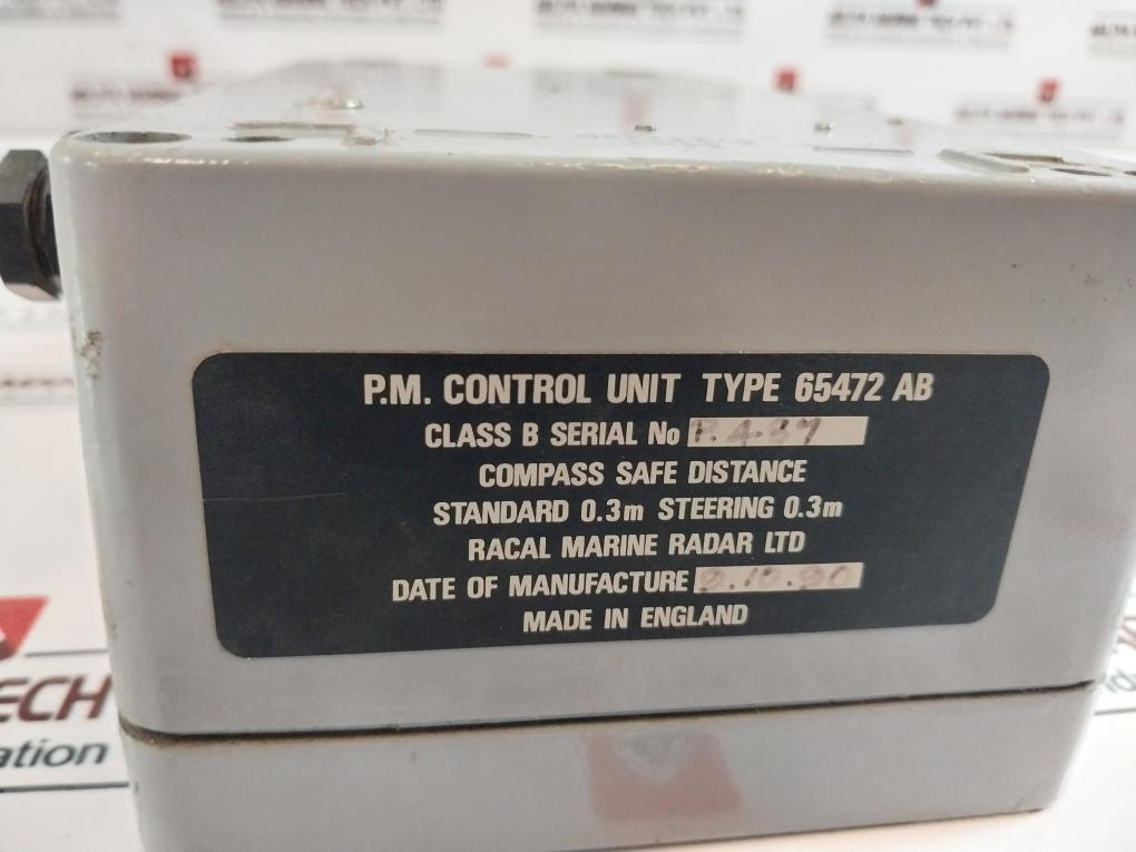 Racal 65472 AB Performance Monitor Control Unit ARPA 2690 Class B
