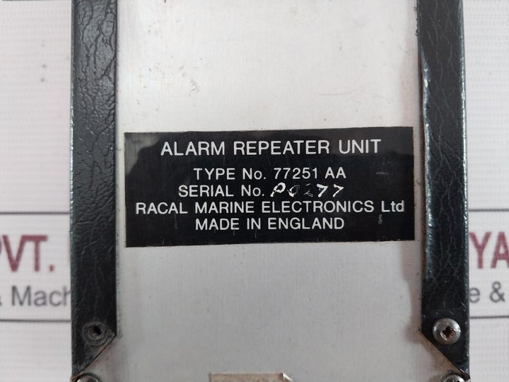 Racal Marine Electronics 77251 Aa Alarm Repeater Unit