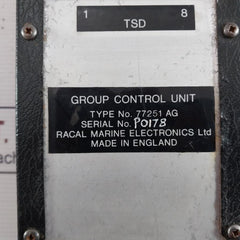 Racal Marine Electronics 77251 Ag Group Control Unit