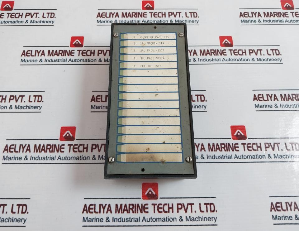 Racal Marine Systems 77252Ad On Duty Indicator