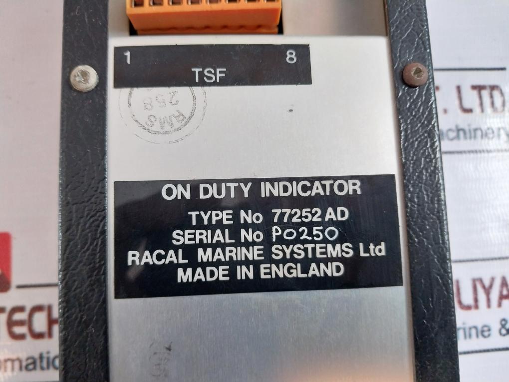 Racal Marine Systems 77252Ad On Duty Indicator