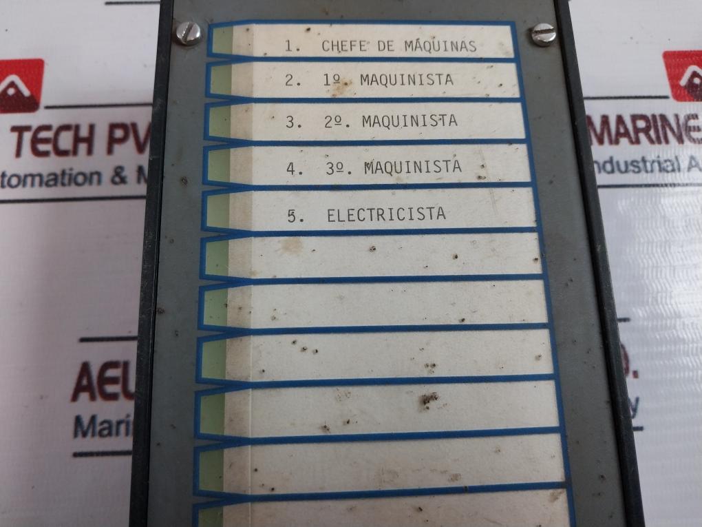 Racal Marine Systems 77252Ad On Duty Indicator