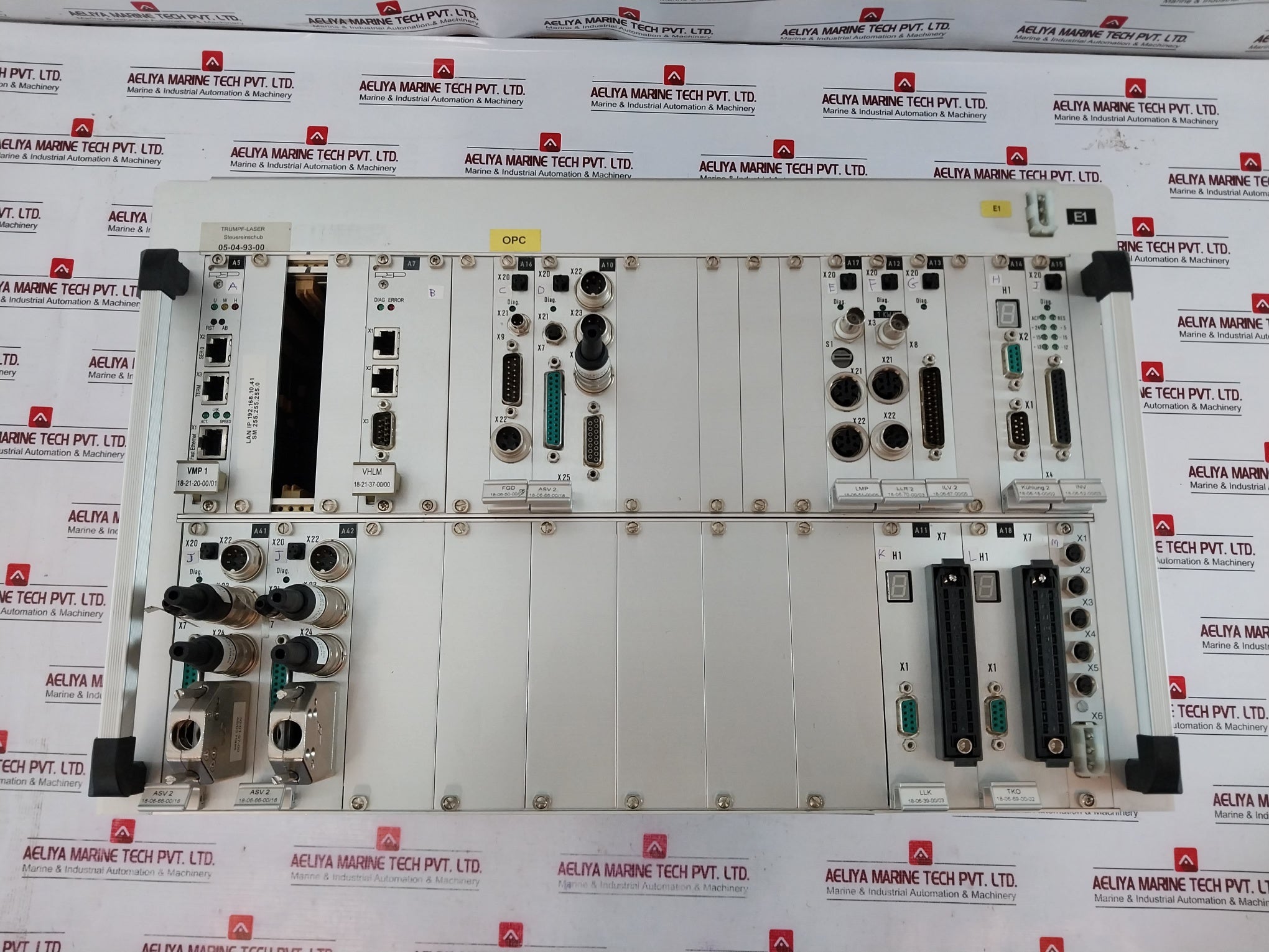 Haltec EFX19-240-001 Power Supply Module Rack REV: 00 110/230-240VAC 47-63HZ