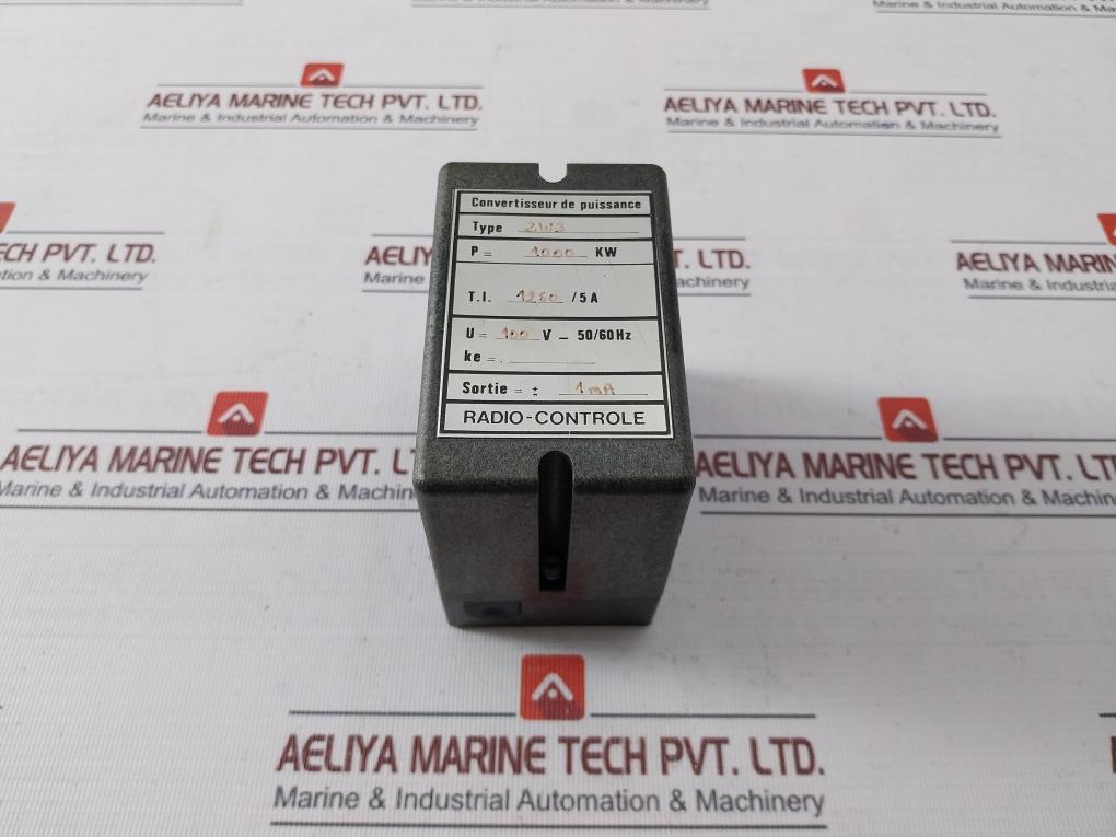 Radio-controle 2W3 Power Converter 1000 Kw 1250/5A 100V-50/60Hz 1Ma
