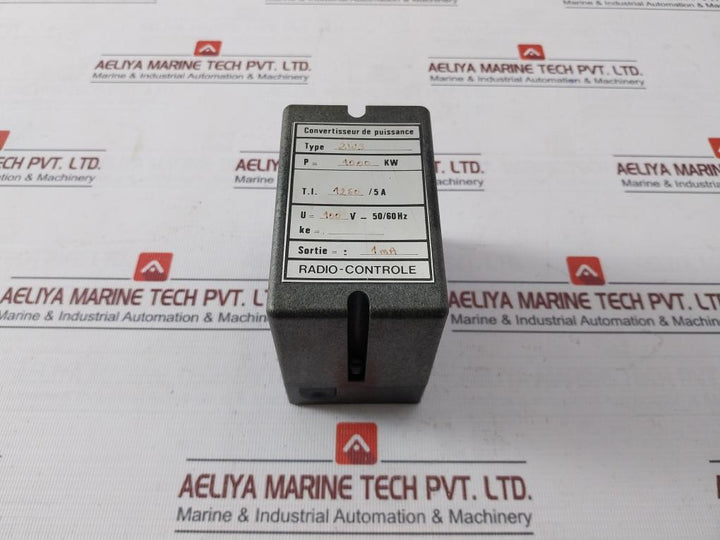 Radio-controle 2W3 Power Converter 1000 Kw 1250/5A 100V-50/60Hz 1Ma